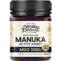 Barnes Naturals Australian Manuka Honey MGO 1050+ 500g