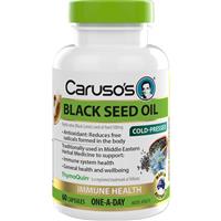 Carusos Black Seed Oil 500 60 Capsules