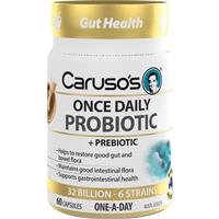 Carusos Probiotic Once Daily 60 Capsules