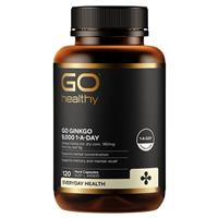 Go Healthy Ginkgo 9000 120 Vege Capsules Exclusive Size