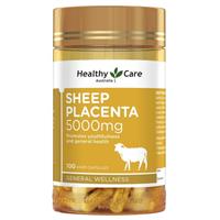 Healthy Care Sheep Placenta 5000mg 100 Capsules