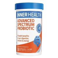Inner Health Advanced Spectrum Probiotic 50 Capsules