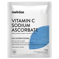 Melrose Vitamin C + Sodium Ascorbate 125g Powder