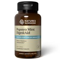 Nature's Sunshine Papaya Mint DigestAid 70 Tablets