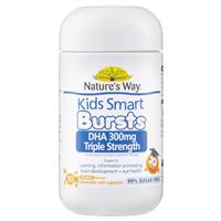 Nature's Way Kids Smart DHA 300mg Triple Strength 50 Soft Capsules