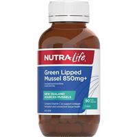 Nutra-Life Green Lipped Mussel 850mg 90 Capsules